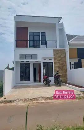 Rumah 2 Lantai 5 Menit GDC 10 Menit Stasiun Depok Promo DP0 Free Biaya