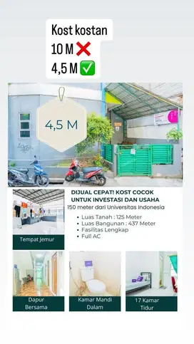 Dijual Cepat! Kos Universitas Indonesia