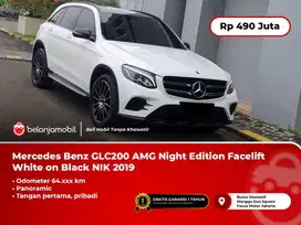[ PANORAMIC ] Mercy Mercedes Benz GLC200 AMG Night Edition White 2019