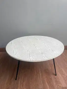 Meja bulat diameter 80cm