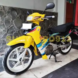 SUZUKI SATRIA LUMBA 120 RU DOUBLE DISC 2 TAK 2003 KUNING HITAM