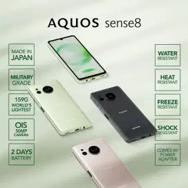 HANDPHONE AQUOS SENSE8 RAM 8/256