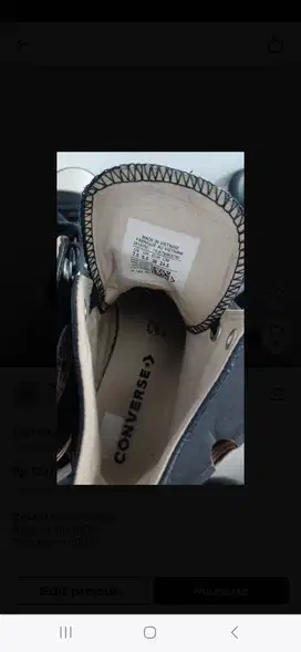 Jual sepatu converse