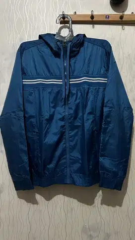 Windbreaker Jaket 3Second Biru Persib Size M