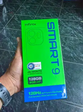 Infinix smart 9 4/128 segel resmi baru