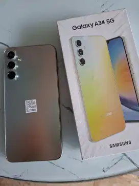 Samsung A34 255GB full set kondisi prima