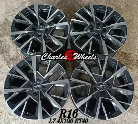 Velg jf ring 16 4x100 jazz brio agya ayla yaris city dll