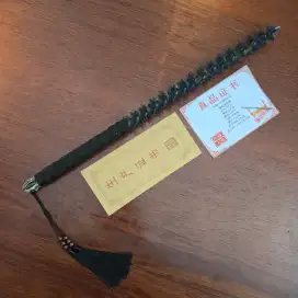 Gada cambuk besi Goddam black fire batton stick