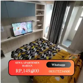 Sewa apartemen harian sky house BSD Tangerang selatan