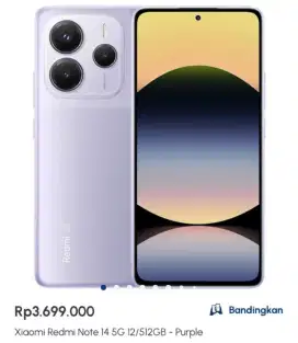 Xiaomi redmi note 14 5G 12/512GB