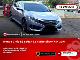 [ LOW KM ] Honda Civic Sedan ES Sedan 1.5 Turbo Silver 2016 2017