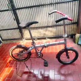 Sepeda lipat full alloy build up