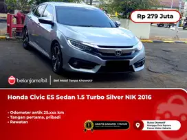 [ LOW KM ] Honda Civic Sedan ES Sedan 1.5 Turbo Silver 2016 2017
