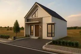 Di jual rumah komersil scandinavian type 48 Stok sisa 1