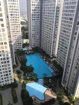 1br +1 office room full furnished apartment for rent in serpong