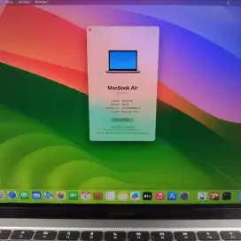 Macbook Air M1 2020 ram 16 ssd 512 Layar 13 inch buat desain editing