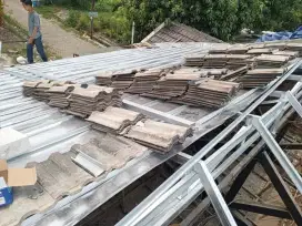 Bokar atap ganti baja ringan