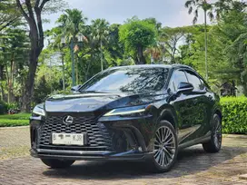 KM.17.RB ANTIK| LEXUS RX350h HYBRID 2023 BLACK ON BLACK RASA BARU !!
