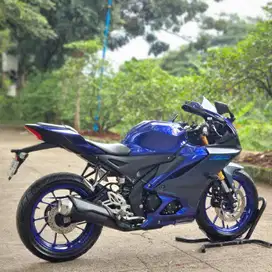 KEREN BANGET! YAMAHA YZF R15 V4 BIRU 2023 KM 16K PAJAK ON SIAP PAKAI