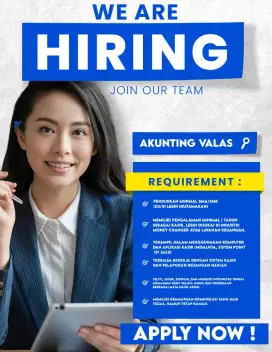 DICARI ACCOUNTING/ ADMINSTRASI DIUTAMAKAN MEMPUNYAI PASPOR