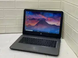 Laptop hp 14-Af11SAU prosesor AMD A8-7410/Ram 4GB/HDD 500GB