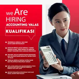 DICARI ACCOUNTING/ADMINSTRASI DIUTAMAKAN MEMPUNYAI PASSPORT