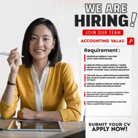 DICARI ACCOUNTING/ADMINSTRASI DIUTAMAKAN MEMPUNYAI PASSPORT