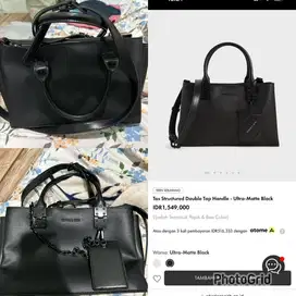 Preloved Tas Charles n keith black