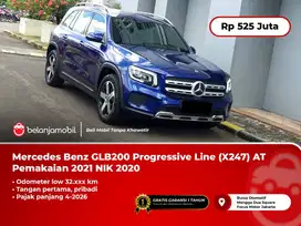[PAJAK PANJANG] Mercedes Benz GLB200 Progressive Line  AT 2020/2021