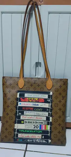 Limited edition LOUIS VUITTON Monogram Reverse VHS Tape Carry It