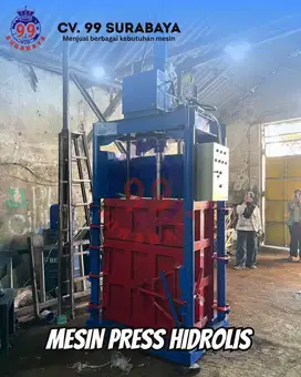 Mesin Press Hidrolis cocopeat, serbuk kayu, botol plastik, kardus