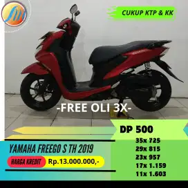 YAMAHA FREEGO S TH 2019 FREE KIRIM SEJABODETABEK DAN BERGARANSI