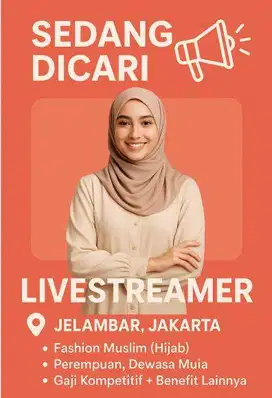 AYO JOIN TIM LIVESTREAMER ELEGAN @MAMIBUTIKOFFICIAL