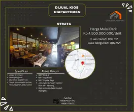 DIJUAL KIOS APARTEMEN SANGAT MENARIK DI KEBAYORAN BARU