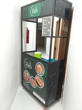Stand Booth Rak Jualan dengan Roda
