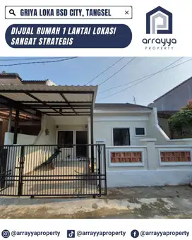 RUMAH BARU 1 LANTAI DI GRIYA LOKA BSD 'HRB175