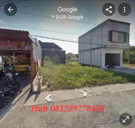 Lahan buat bisnis nol jalan utama aspal & bebas banjir