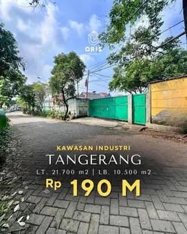 Tangerang Lahan Dan Pabrik Lokasi Strategis Dekat Bandara