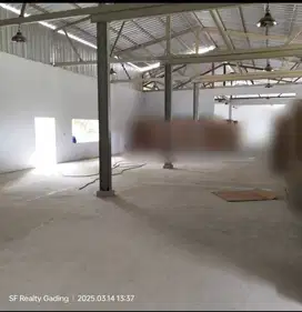 Sewa gudang cakung 1300 m2 strategis akses container
