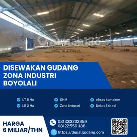 Sewa gudang lokasi Boyolali aset masa depan luas 5Ha