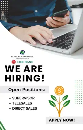 LOWONGAN KERJA TELEMARKETING - DIRECT SALES - SUPERVISOR / TEAM LEADER