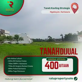 Aset Tepat pilihan hidup yang cermat! Kavling Strategis Kartasura