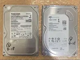 Hardisk Eksternal 3 Unit (2 unit 1 TB & 3 TB)
