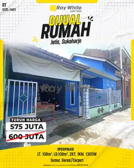 RUMAH SIAP HUNI  JETIS SUKOHARJO