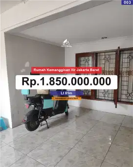 Rumah di kemanggisan ilir jakarta barat
