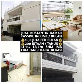 JUAL KOS KOST KOSAN KOSTAN 14 KAMAR PERUMAHAN CIKARANG UTARA BEKASI
