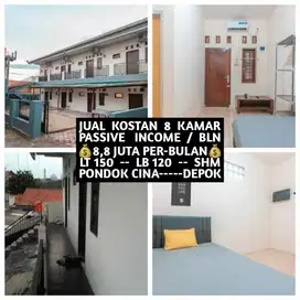 JUAL KOS KOST KOSAN KOSTAN 8 KAMAR DI PONDOK CINA BEJI DEKAT UI KAMPUS