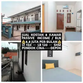 JUAL KOS KOST KOSAN KOSTAN 8 KAMAR DI PONDOK CINA BEJI DEPOK