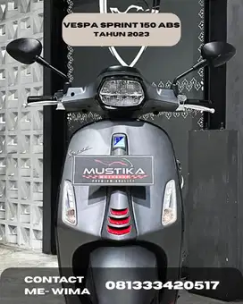VESPA SPRINT 150 ABS tahun 2023 - WIMA MUSTIKA SULFAT