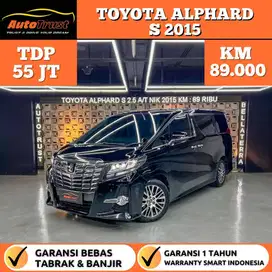 [CASH/KREDIT] TOYOTA ALPHARD 2.5 S A/T NIK.2015